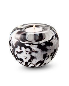 Tealight black-white-opaque